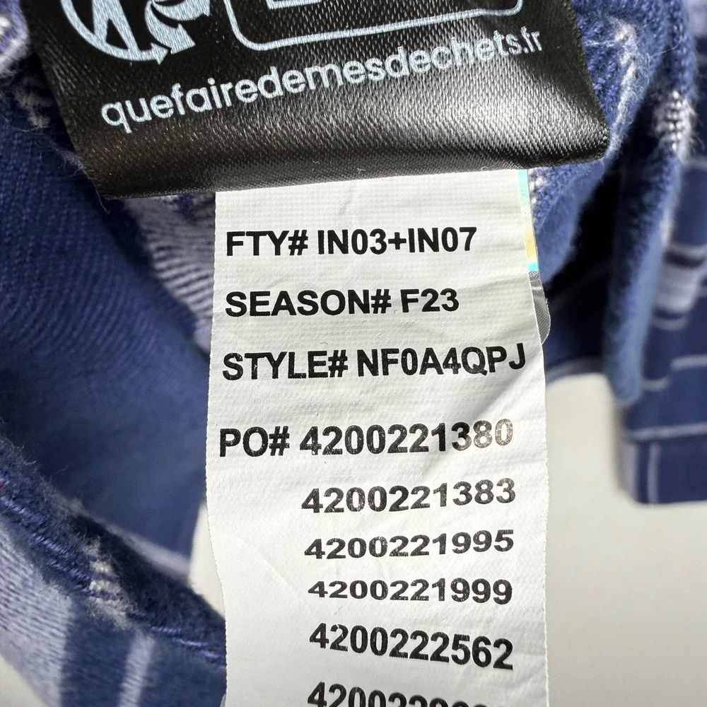 The North Face Arroyo‎ Flannel Shirt Mens M Striped Heavyweight NF0A4QPJ
